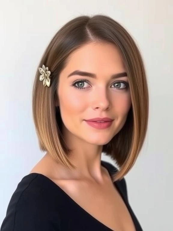 27 Summer Hairstyles for Short Hair: Effortless and Stylish Looks for Warm Days 8 Clipped-Back Bob