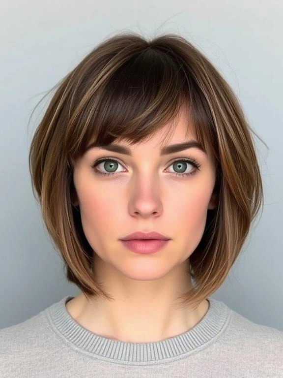 31 Chic Bob Hairstyles with Bangs Fresh Ideas for a Modern and Flattering Look 4 French Bob with Micro Bangs