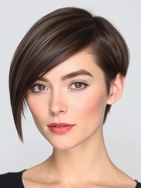 31 Chic Bob Hairstyles with Bangs Fresh Ideas for a Modern and Flattering Look 6 Sleek Angled Bob with Bangs