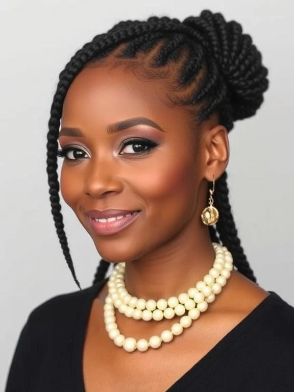 Braids for Black Women Over 50: 26 Gorgeous and Ageless Hairstyles to Try 2 Box Braids