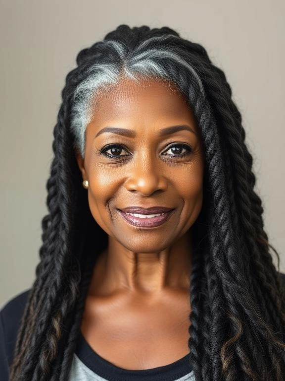 Braids for Black Women Over 50: 26 Gorgeous and Ageless Hairstyles to Try 14 Tree Braids
