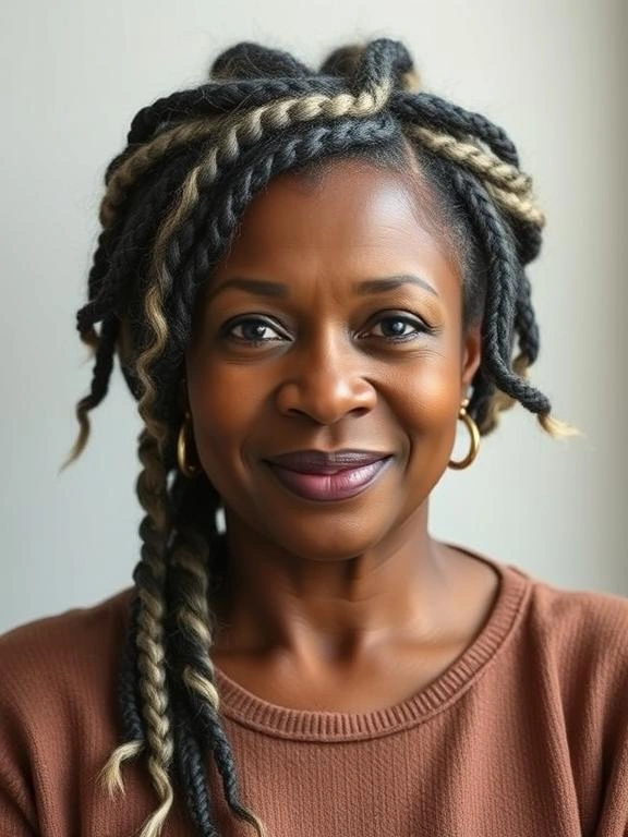 Braids for Black Women Over 50: 26 Gorgeous and Ageless Hairstyles to Try 24 Butterfly Braids