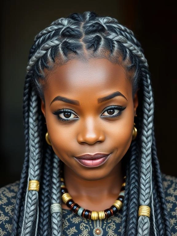Braids for Black Women Over 50: 26 Gorgeous and Ageless Hairstyles to Try 5 Fulani Braids