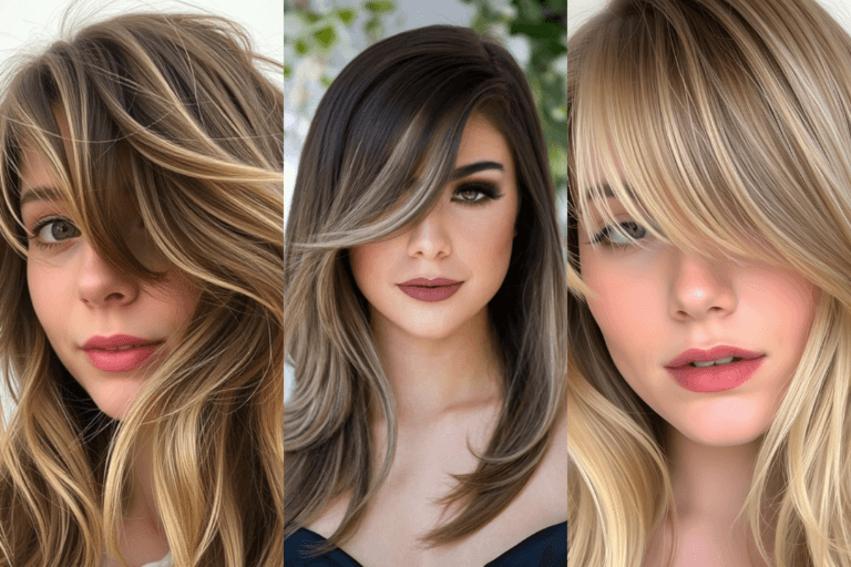 bangs covering one eye