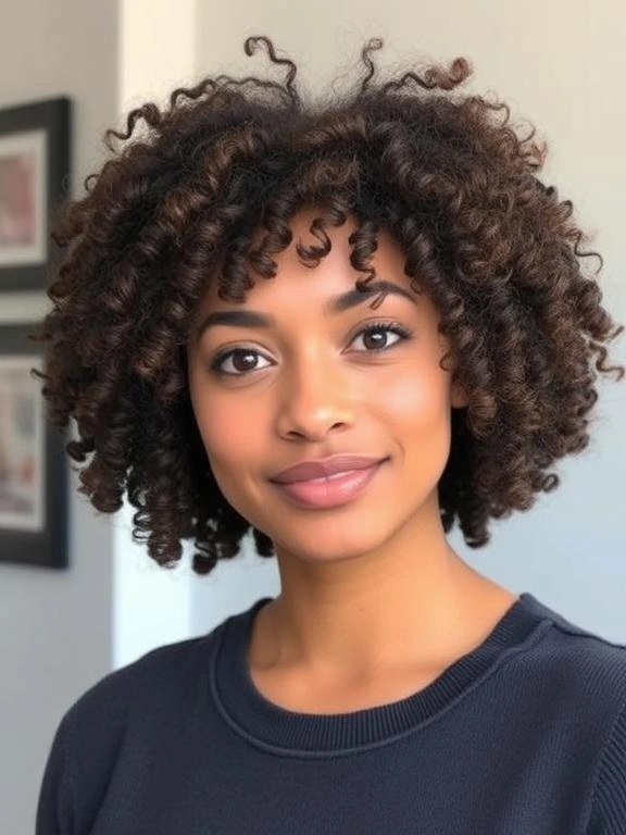 30 Gorgeous Bob Hairstyles for Fine Hair: Modern and Flattering Ideas for More Fullness 12 Curly Bob for Bounce