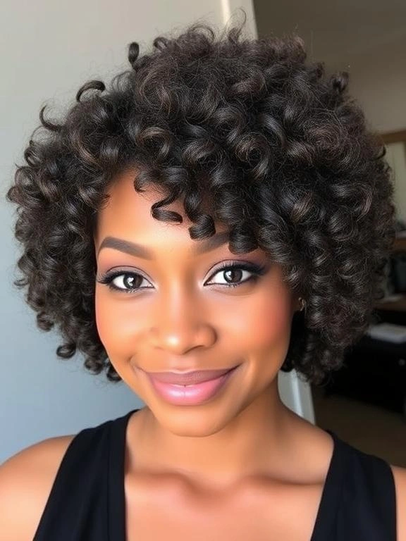 30 Gorgeous Bob Hairstyles for Fine Hair: Modern and Flattering Ideas for More Fullness 14 Spiral Curl Bob for Dramatic Volume