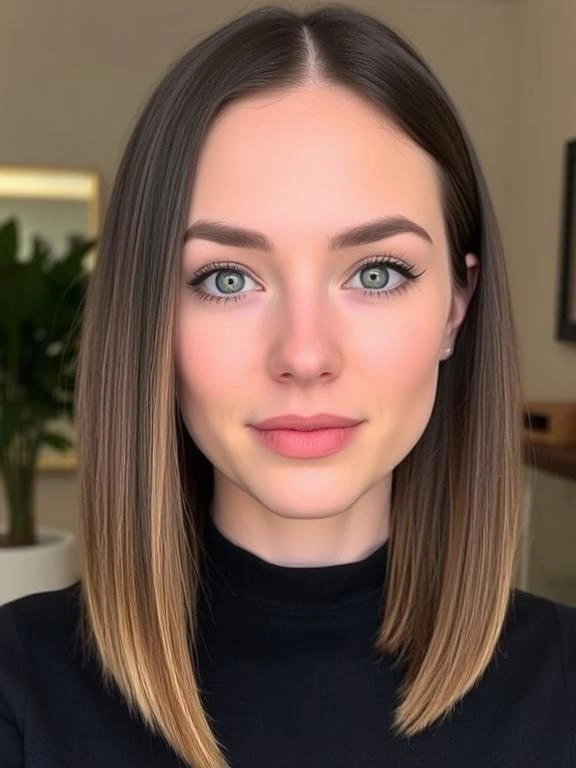 36 Flattering Lob Hairstyles for Fine Hair to Add Style and Volume 15 Lob with Blunt Ends