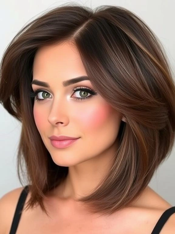 36 Flattering Lob Hairstyles for Fine Hair to Add Style and Volume 20 Voluminous Lob with Blowout