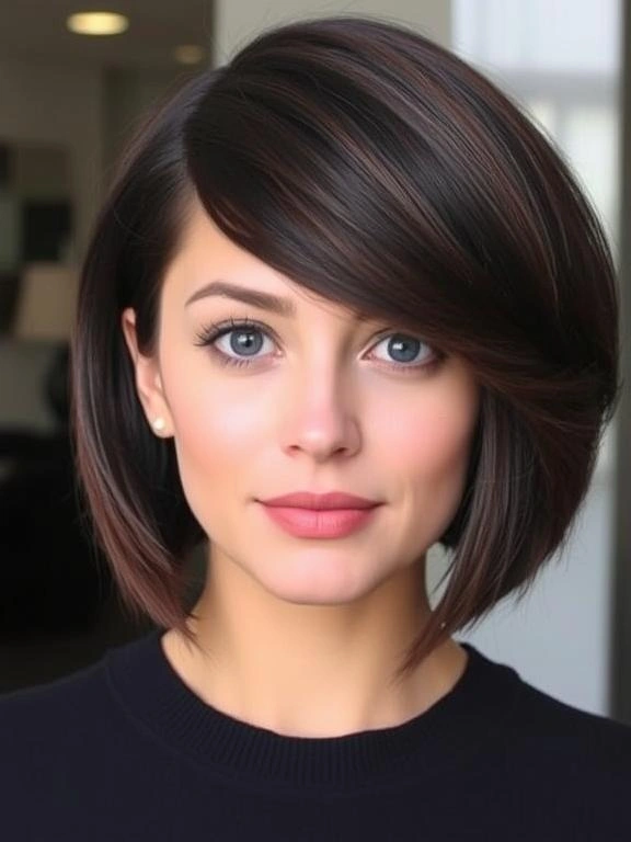 30 Gorgeous Bob Hairstyles for Fine Hair: Modern and Flattering Ideas for More Fullness 26 Side-Parted Bob for Instant Volume