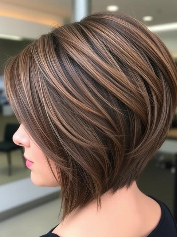 30 Gorgeous Bob Hairstyles for Fine Hair: Modern and Flattering Ideas for More Fullness 27 Stacked Bob for a Lifted Back