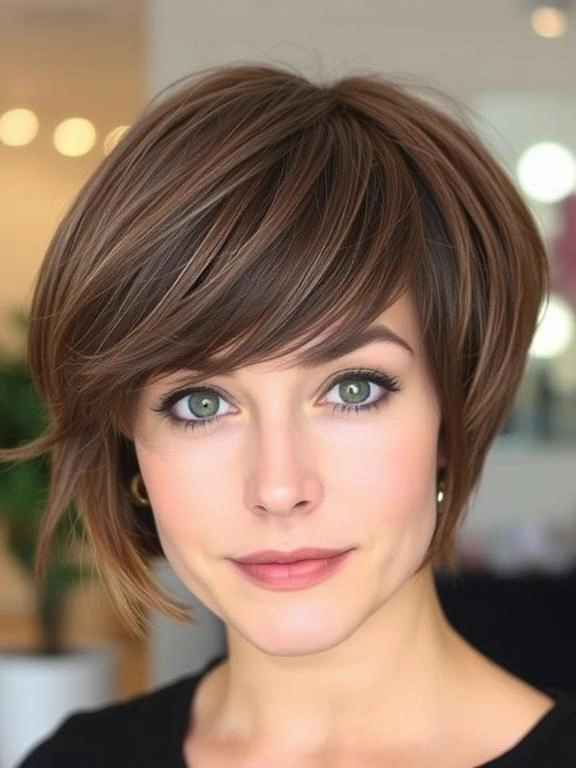 30 Gorgeous Bob Hairstyles for Fine Hair: Modern and Flattering Ideas for More Fullness 30 razor-Cut Bob for Soft Movement