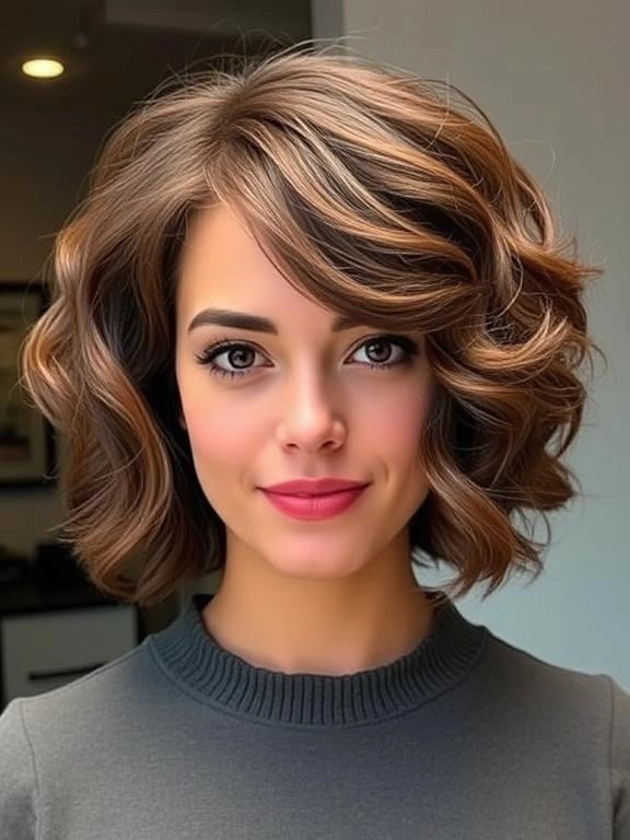 36 Flattering Lob Hairstyles for Fine Hair to Add Style and Volume 30 Lob with Soft Curls