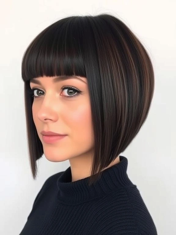 36 Flattering Lob Hairstyles for Fine Hair to Add Style and Volume 4 Blunt Lob with Middle Part