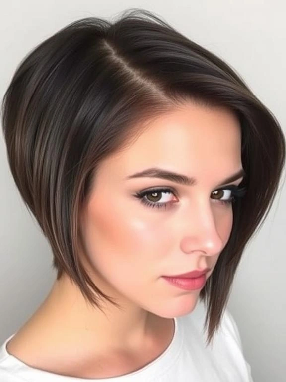 36 Flattering Lob Hairstyles for Fine Hair to Add Style and Volume 6 Angled Lob