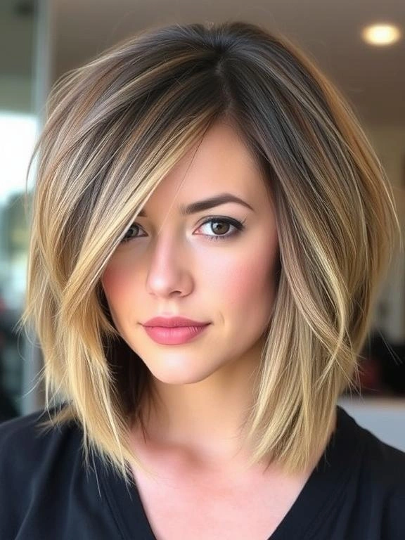 30 Gorgeous Bob Hairstyles for Fine Hair: Modern and Flattering Ideas for More Fullness 8 Feathered Bob with Side Bangs