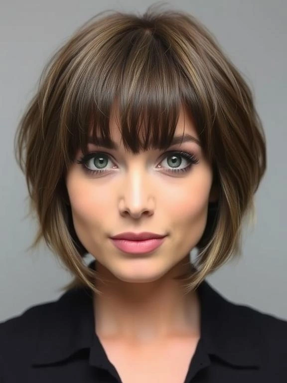 30 Gorgeous Bob Hairstyles for Fine Hair: Modern and Flattering Ideas for More Fullness 9 Bangs and Fringe for an Instant Volume Boost