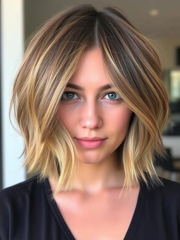 30 Gorgeous Bob Hairstyles for Fine Hair: Modern and Flattering Ideas for More Fullness 10 Balayage Bob for Dimension