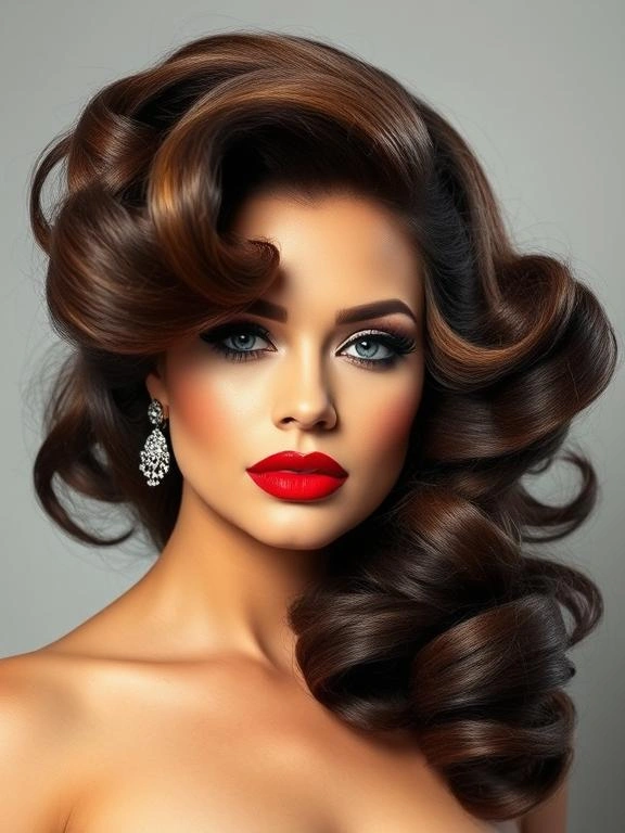 26 Trendy Spring Hairstyles for Women Inspired by TikTok 14 Mob Wife Glam