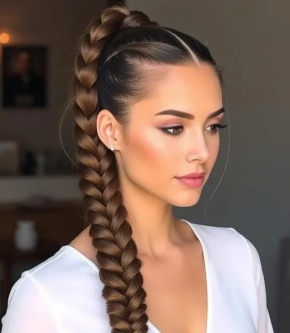 26 Trendy Spring Hairstyles for Women Inspired by TikTok 26 Braided Ponytail