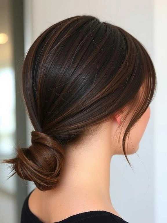 26 Trendy Spring Hairstyles for Women Inspired by TikTok 6 Sleek Low Ponytail with Wisps