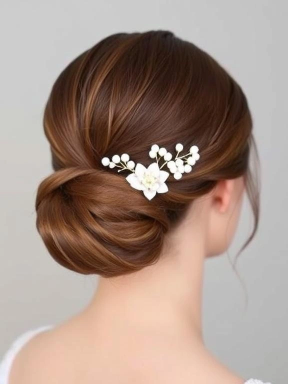 26 Spring Wedding Hairstyles: Gorgeous Looks for Brides & Guests 11 Chic Low Bun