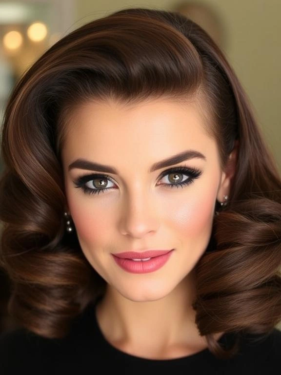 26 Spring Wedding Hairstyles: Gorgeous Looks for Brides & Guests 17 Vintage Hollywood Waves