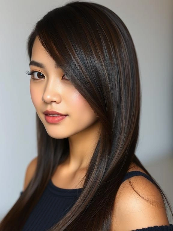 Trendy Spring Hair Colors for College Girls 17 Espresso Brown