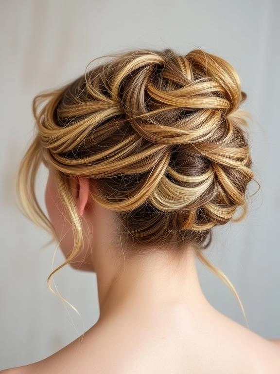26 Spring Wedding Hairstyles: Gorgeous Looks for Brides & Guests 18 Messy Bun with Tendrils