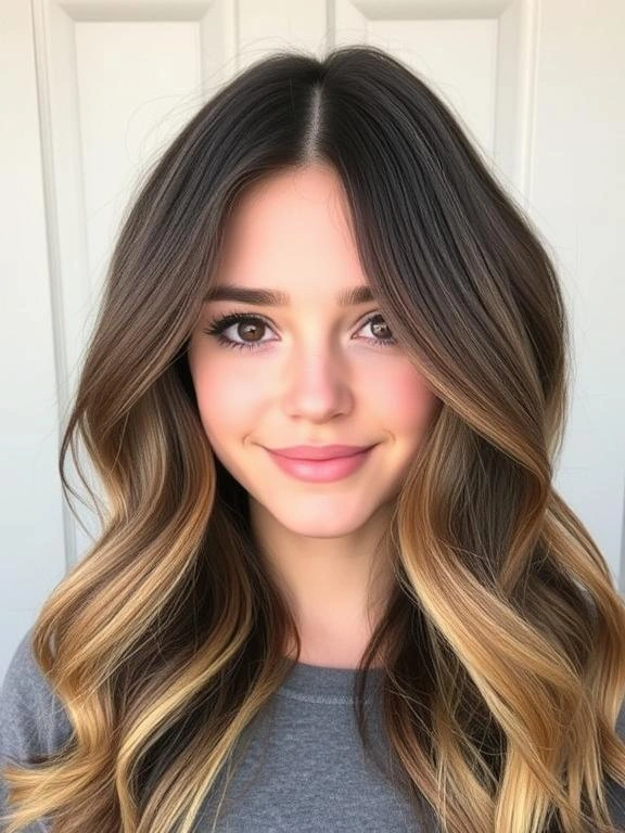 Trendy Spring Hair Colors for College Girls 20 Mocha Balayage