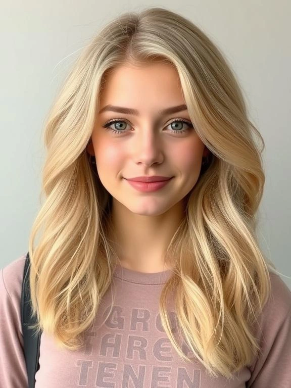 Trendy Spring Hair Colors for College Girls 24 Champagne Blonde