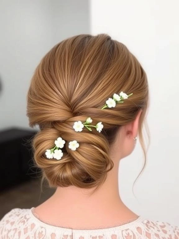 26 Spring Wedding Hairstyles: Gorgeous Looks for Brides & Guests 25 Low Twisted Chignon