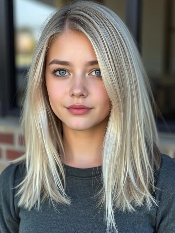 Trendy Spring Hair Colors for College Girls 26 Pearl Ash Blonde