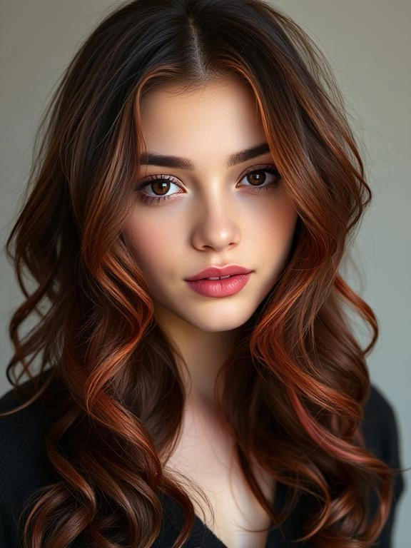 Trendy Spring Hair Colors for College Girls 4 Chocolate Cherry
