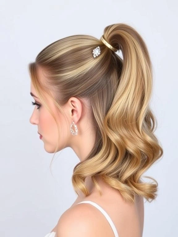 26 Spring Wedding Hairstyles: Gorgeous Looks for Brides & Guests 5 Sleek High Ponytail