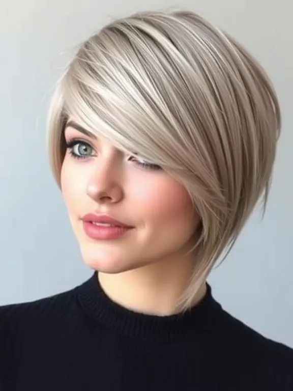 20 Stunning Hairstyles for Thin Fine Hair: Ideas to Boost Volume and Texture 5 Asymmetrical bob for a bold look.