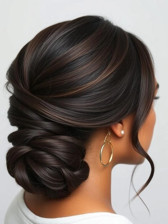 Restore Your Edges Naturally: Expert Tips for a Fuller Hairline 13 Woman with a loose, protective hairstyle.