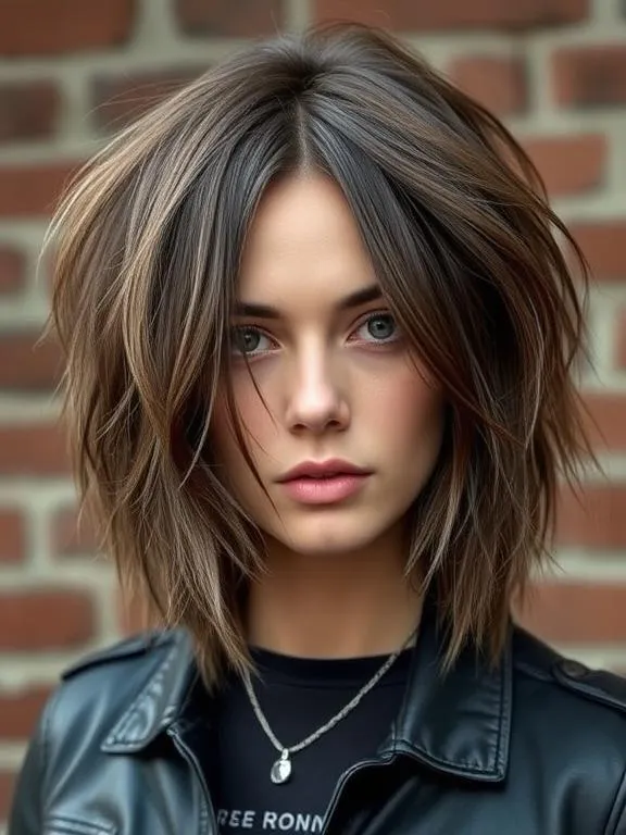 26 Stunning Choppy Bob Hairstyles for Fine Hair: Boost Volume & Texture Instantly 27 Rocker Chic Choppy Bob