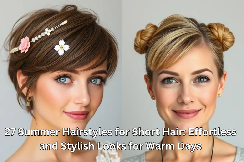 27 Summer Hairstyles for Short Hair: Effortless and Stylish Looks for Warm Days 1 27 Summer Hairstyles for Short HaiR