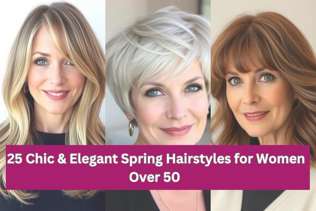 25 Chic & Elegant Spring Hairstyles for Women Over 50 1 Spring Hairstyles for Women Over 50