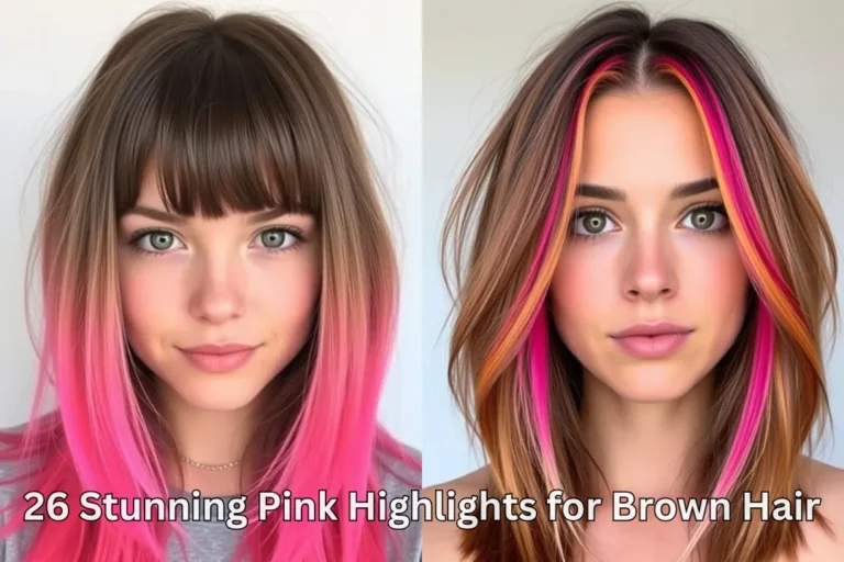 26 Stunning Pink Highlights for Brown Hair: Fun and Flirty Hairstyles 19 26 Stunning Pink Highlights for Brown Hair