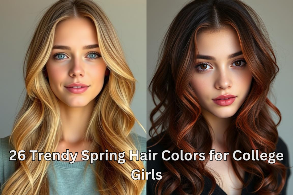 Trendy Spring Hair Colors for College Girls 1 26 Trendy Spring Hair Colors for College Girls