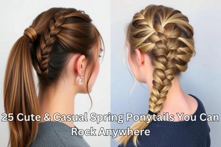 25 Cute & Casual Spring Ponytails You Can Rock Anywhere