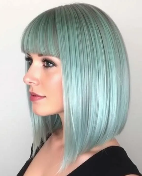30 Gorgeous Straight Hairstyles: Chic and Effortless Ideas for a Polished Look 16 Glass Hair Bob