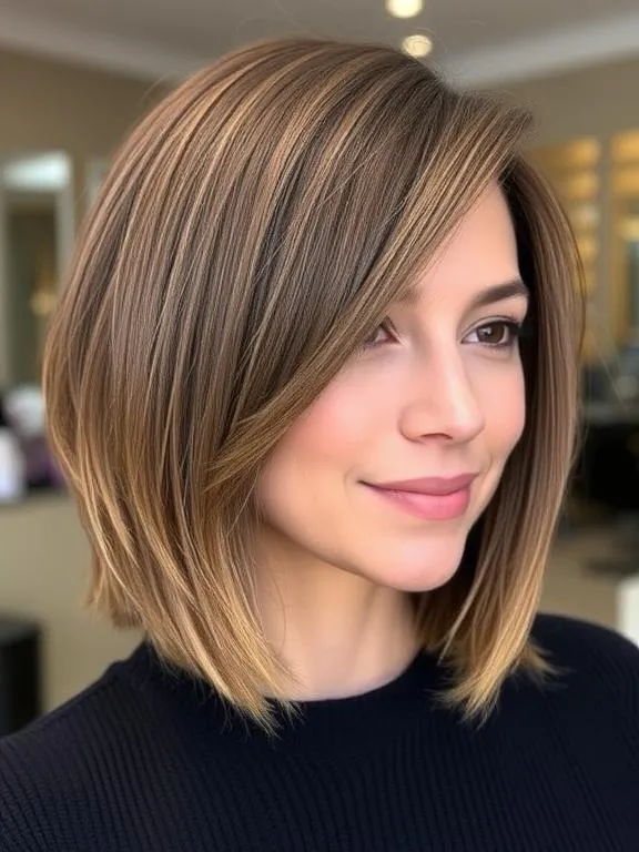 30 Gorgeous Straight Hairstyles: Chic and Effortless Ideas for a Polished Look 31 Straight Bob with Feathered Ends