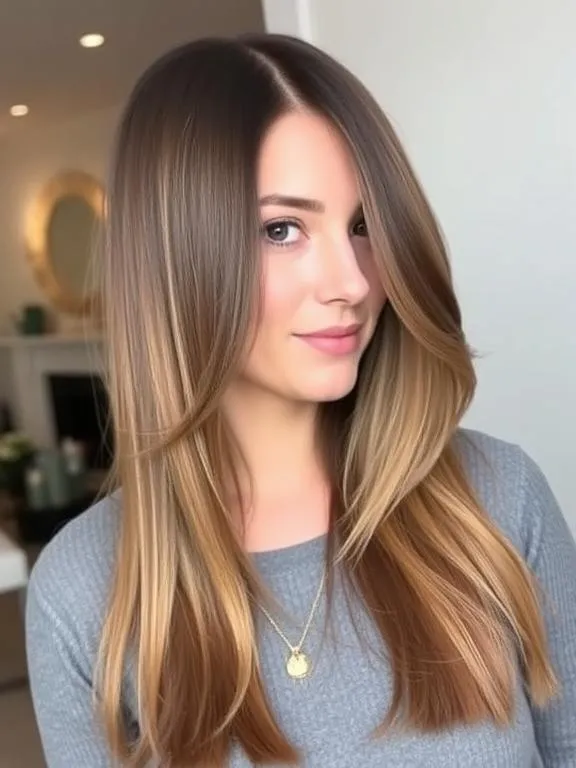30 Gorgeous Straight Hairstyles: Chic and Effortless Ideas for a Polished Look 10 Pin-straight layered hair