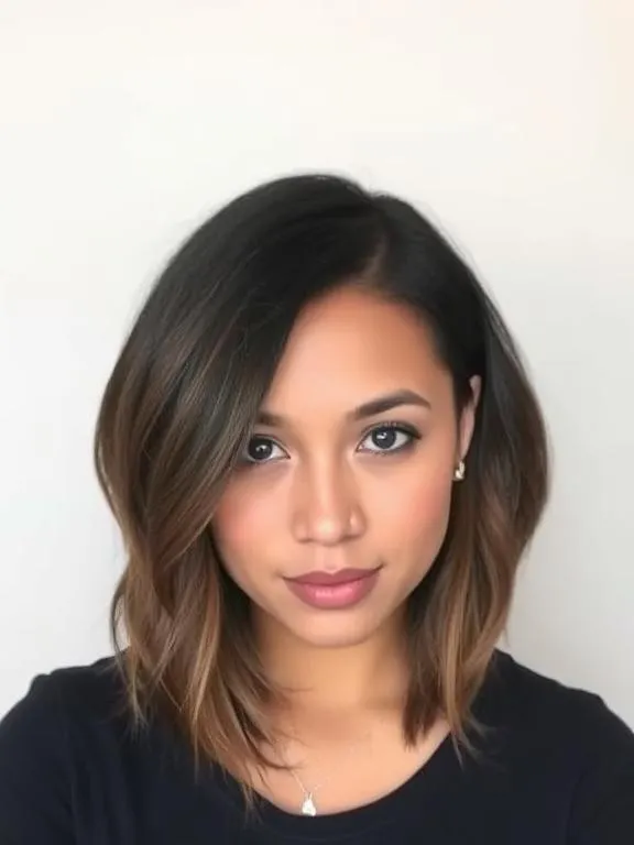 33 Inspiring Black Hair with Brown Highlights Ideas 5 Mocha Ombre