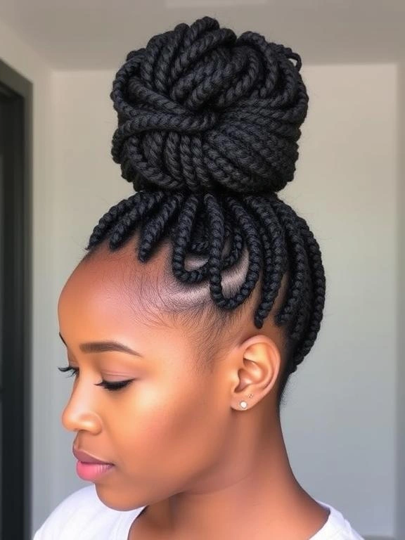 25 Spring Protective Hairstyles for Black Women: Stay Stylish & Healthy 42 Faux Locs Bun