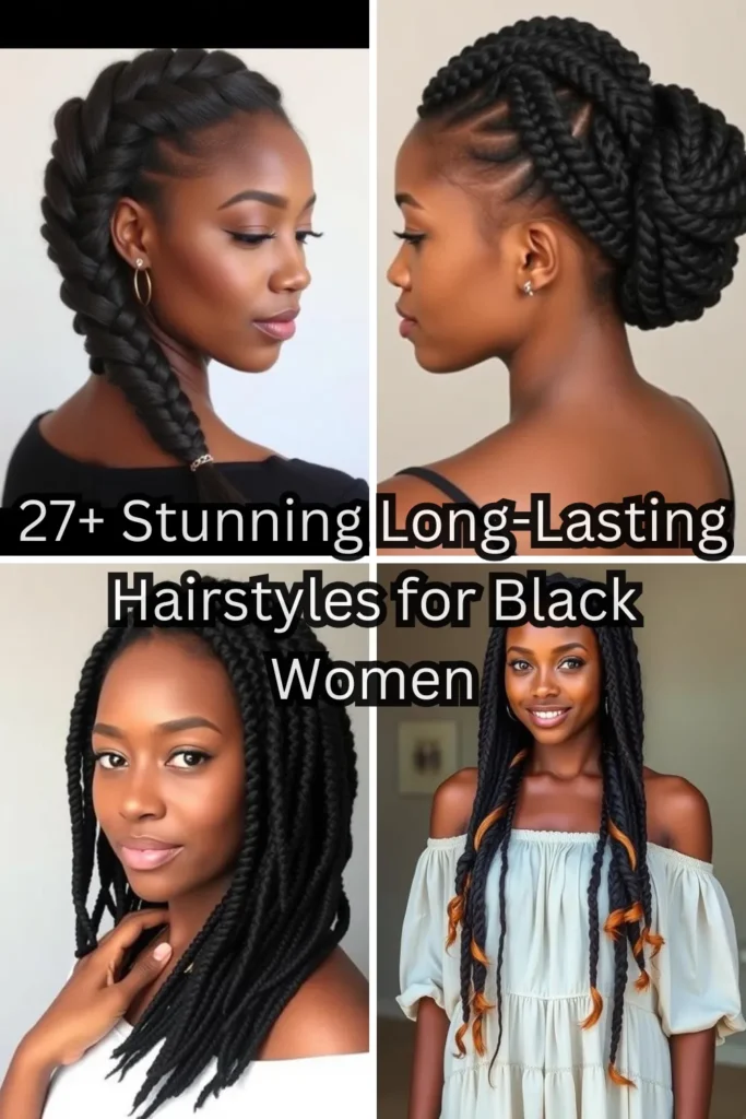 27+ Stunning Long-Lasting Hairstyles for Black Women 29 25 1 1