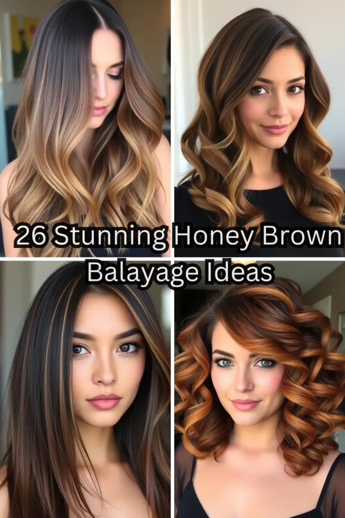 26 Stunning Honey Brown Balayage Ideas for a Radiant, Sun-Kissed Look 1 25 4 1