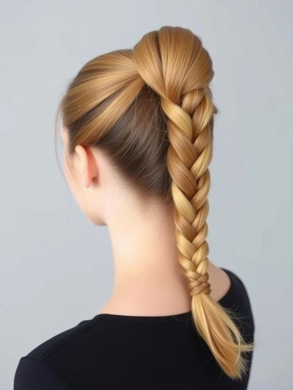 20 5-Minute Spring Hairstyles for Office-Going Professionals 21 Elegant Braided Ponytail